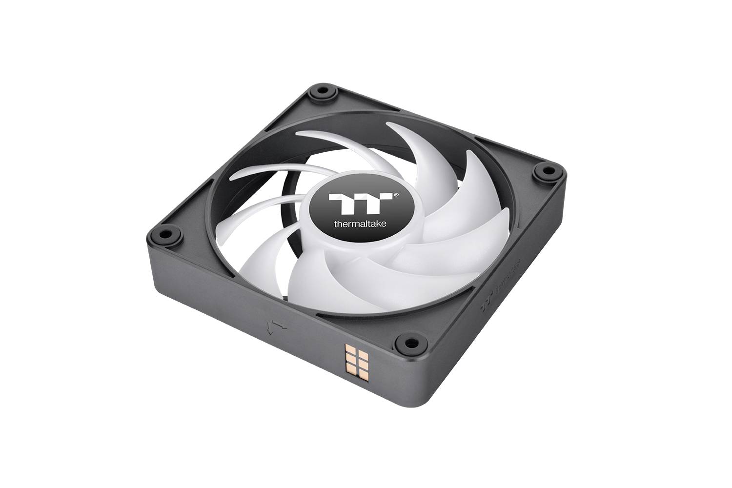 Thermaltake CT140 EX PC-Gehäuse-Lüfter Schwarz inkl. LED-Beleuchtung