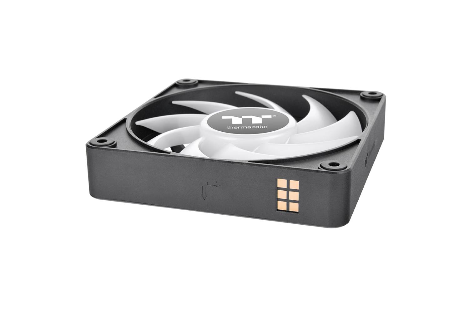 Thermaltake CT140 EX PC-Gehäuse-Lüfter Schwarz inkl. LED-Beleuchtung