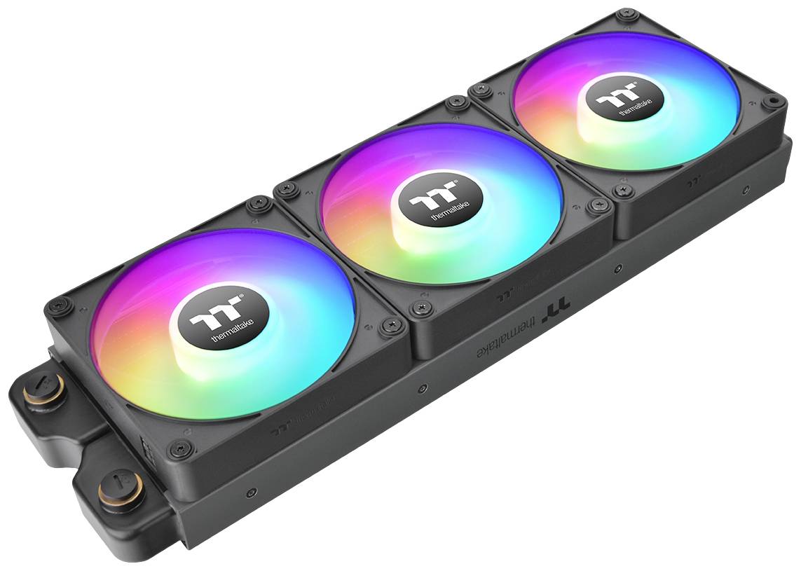 Thermaltake CT140 EX PC-Gehäuse-Lüfter Schwarz inkl. LED-Beleuchtung