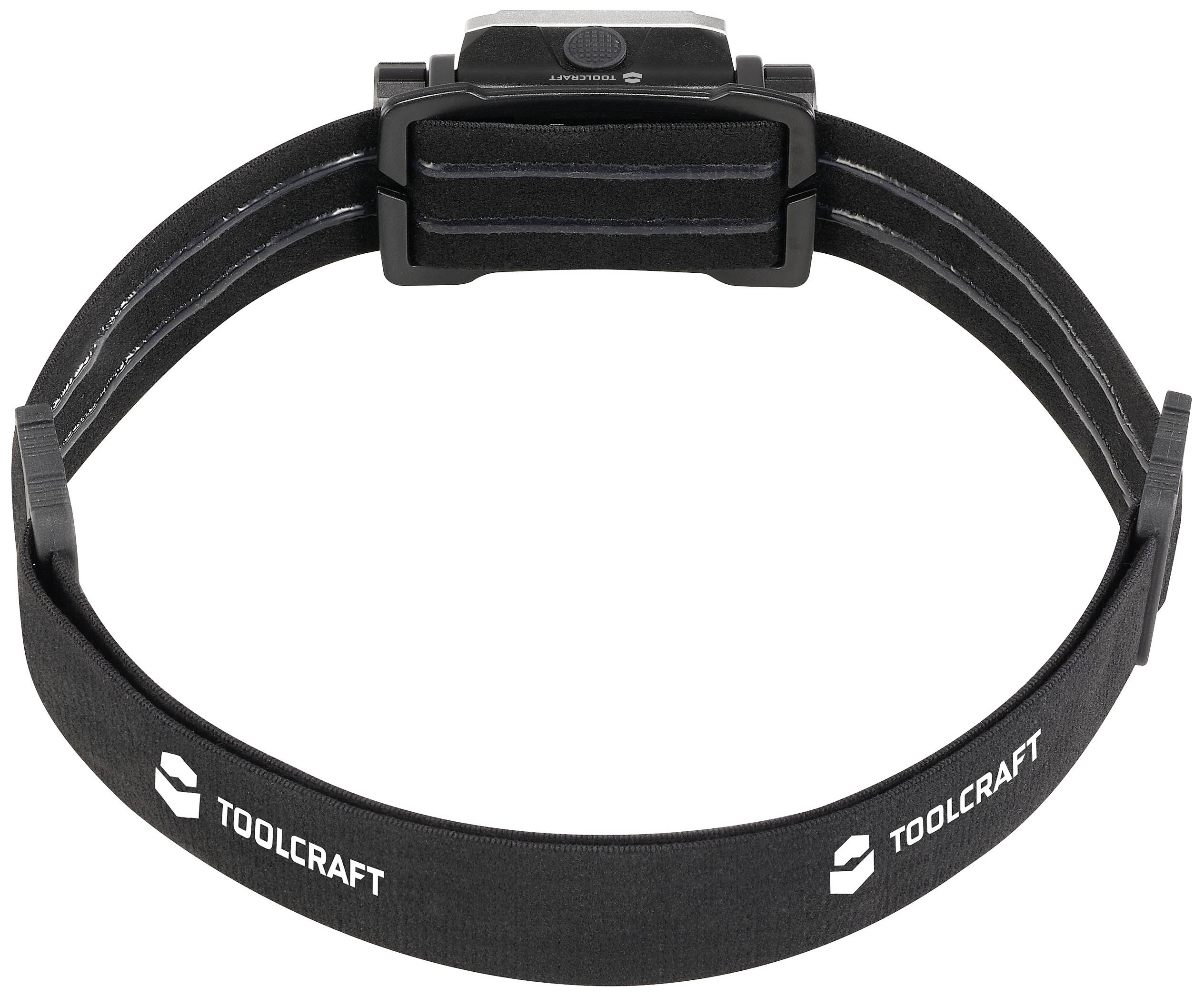 TOOLCRAFT TO-9469515 COB LED Stirnlampe Li-Ionen Akkus 450lm 13h TO-9469515