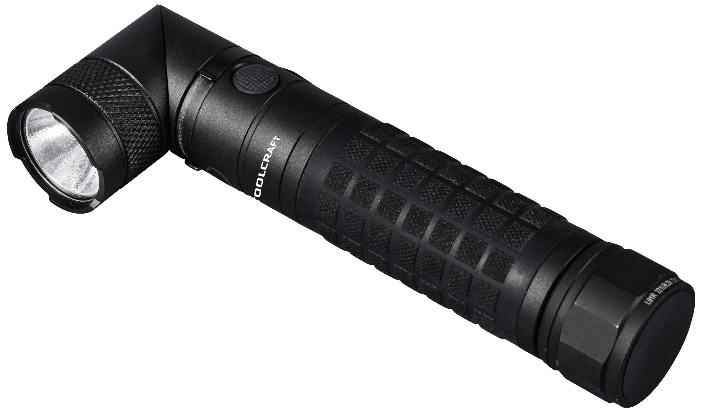 TOOLCRAFT LED Handlampe mit Magnethalterung, verstellbar, mit Gürtelclip, Große Reichweite akkubetrieben 3000lm 4h 238g