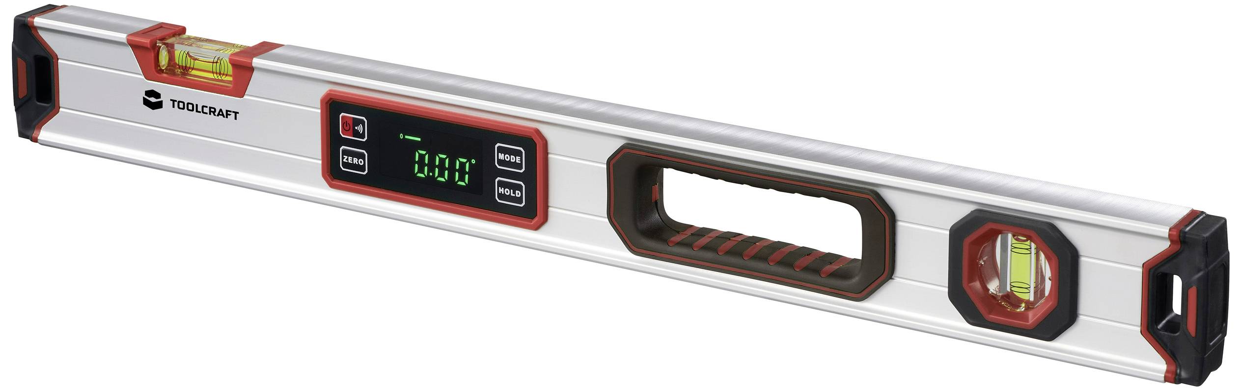 TOOLCRAFT TO-9469539 Digitale Wasserwaage mit Magnet 600mm 360° 1.0 mm/m