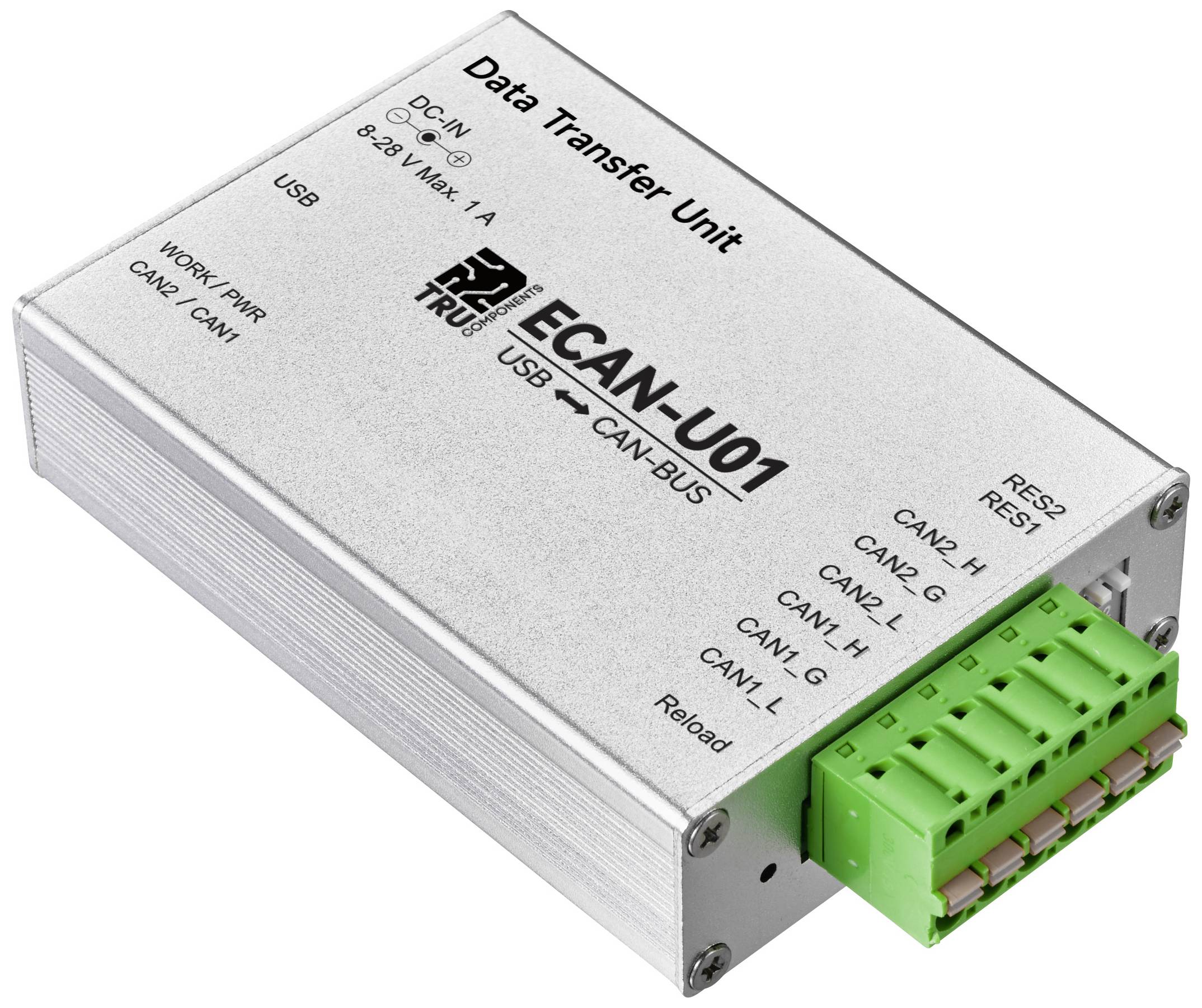 TRU COMPONENTS TC-12626060 TC-ECAN-U01 CAN Umsetzer USB, CAN Bus 5 V/DC 1St.