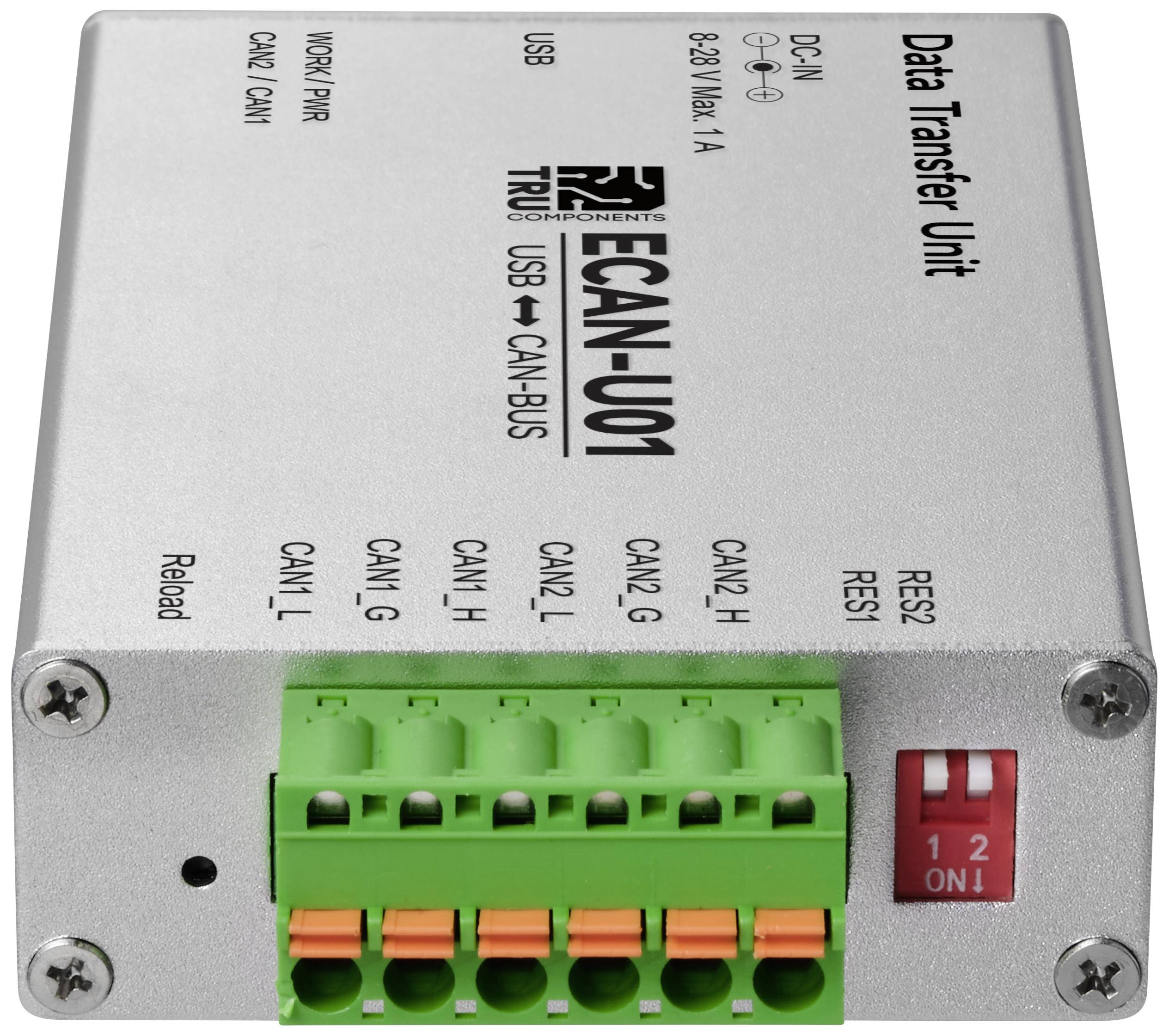 TRU COMPONENTS TC-12626060 TC-ECAN-U01 CAN Umsetzer USB, CAN Bus 5 V/DC 1St.