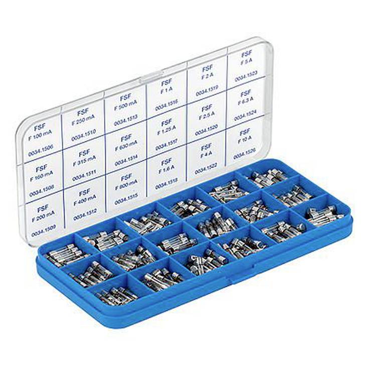 Schurter 0034.9856 0034.9856 Feinsicherung 250 V/AC Flink -F- Inhalt 1St.