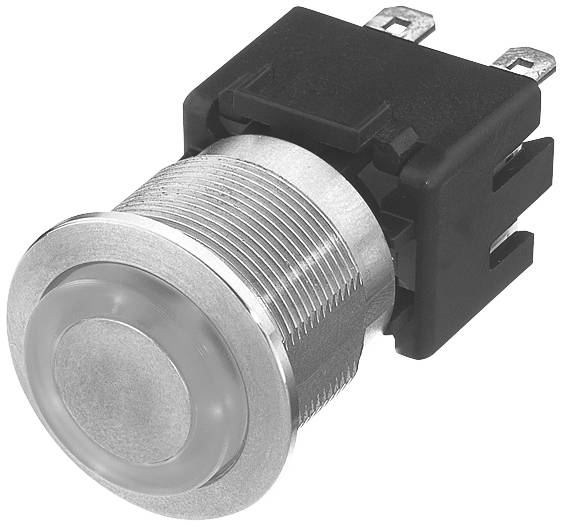 Schurter 1241.6834.1122000 1241.6834.1122000 Druckschalter 250 V/AC 12A Grün IP64 1St.