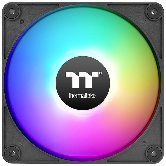 Thermaltake CT120 EX PC-Gehäuse-Lüfter Schwarz inkl. LED-Beleuchtung