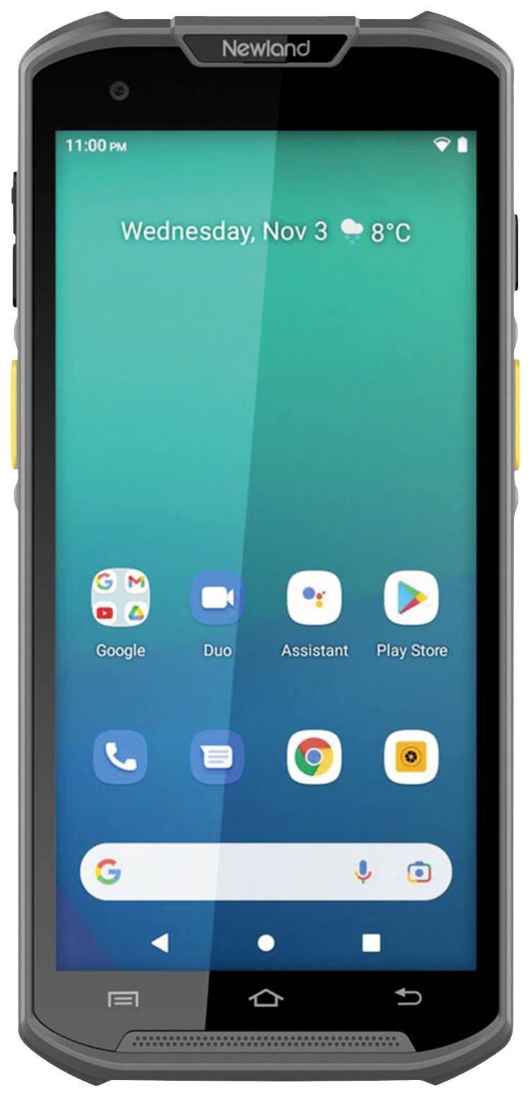 Newland MT93 Megattera-Serie 2D Barcode-Scanner WiFi, Bluetooth®, Kabelgebunden 1D, 2D Imager Schwarz Mobilcomputer-Scanner Kartenleser, USB-C®, Wi-