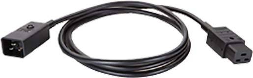 Bachmann 3561973 Strom Verlängerungskabel 16.0A Schwarz