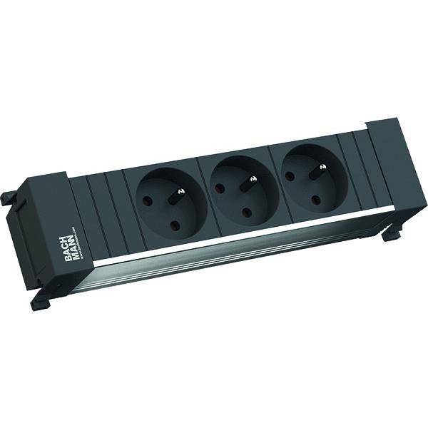 Bachmann 317102 Steckdosenleiste Aluminium 1St.