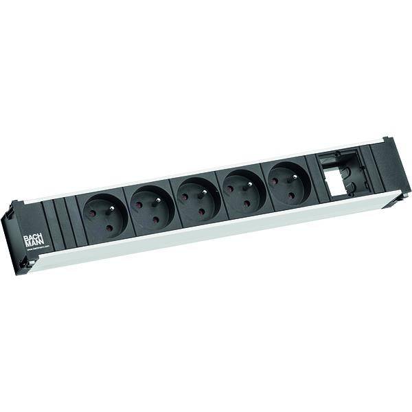 Bachmann 912014 Steckdosenleiste Schwarz 1St.