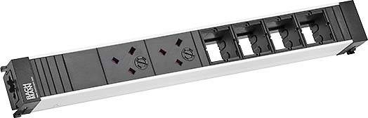 Bachmann 9090028 Steckdosenleiste Aluminium 1St.