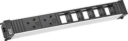 Bachmann 9090029 Steckdosenleiste Aluminium 1St.