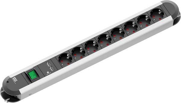 Bachmann 331154 Steckdosenleiste Aluminium 1St.