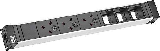 Bachmann 9090027 Steckdosenleiste Schwarz 1St.