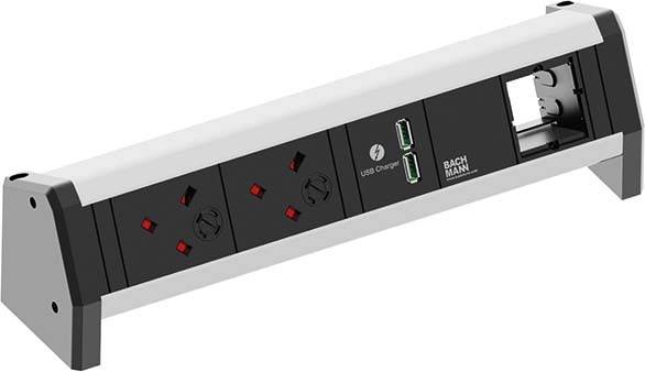 Bachmann 9020184 Steckdosenleiste Aluminium 1St.