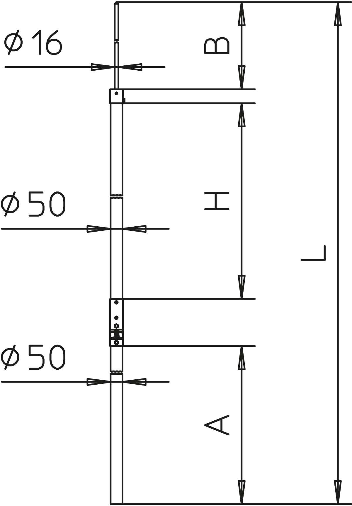 OBO Bettermann 5408934 isFang IN 4000 Fangmast 1St.