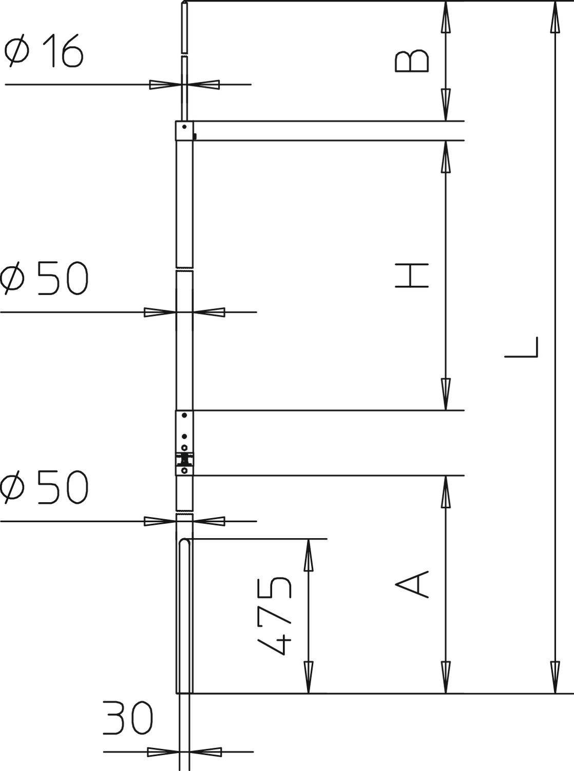 OBO Bettermann 5408940 isFang IN-A 6000 Fangmast 1St.