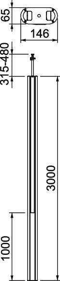 OBO Bettermann 6288933 Installationssäule 1St.