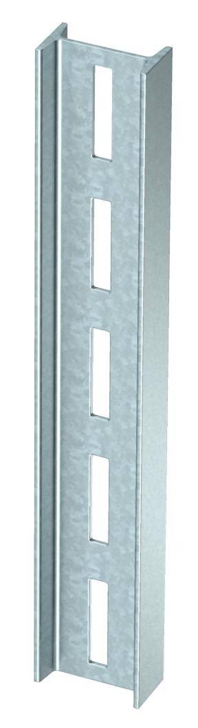 OBO Bettermann 6479536 I-Stiel (L x B x H) 6m x 80.00mm x 42.00mm 1 St. Grau