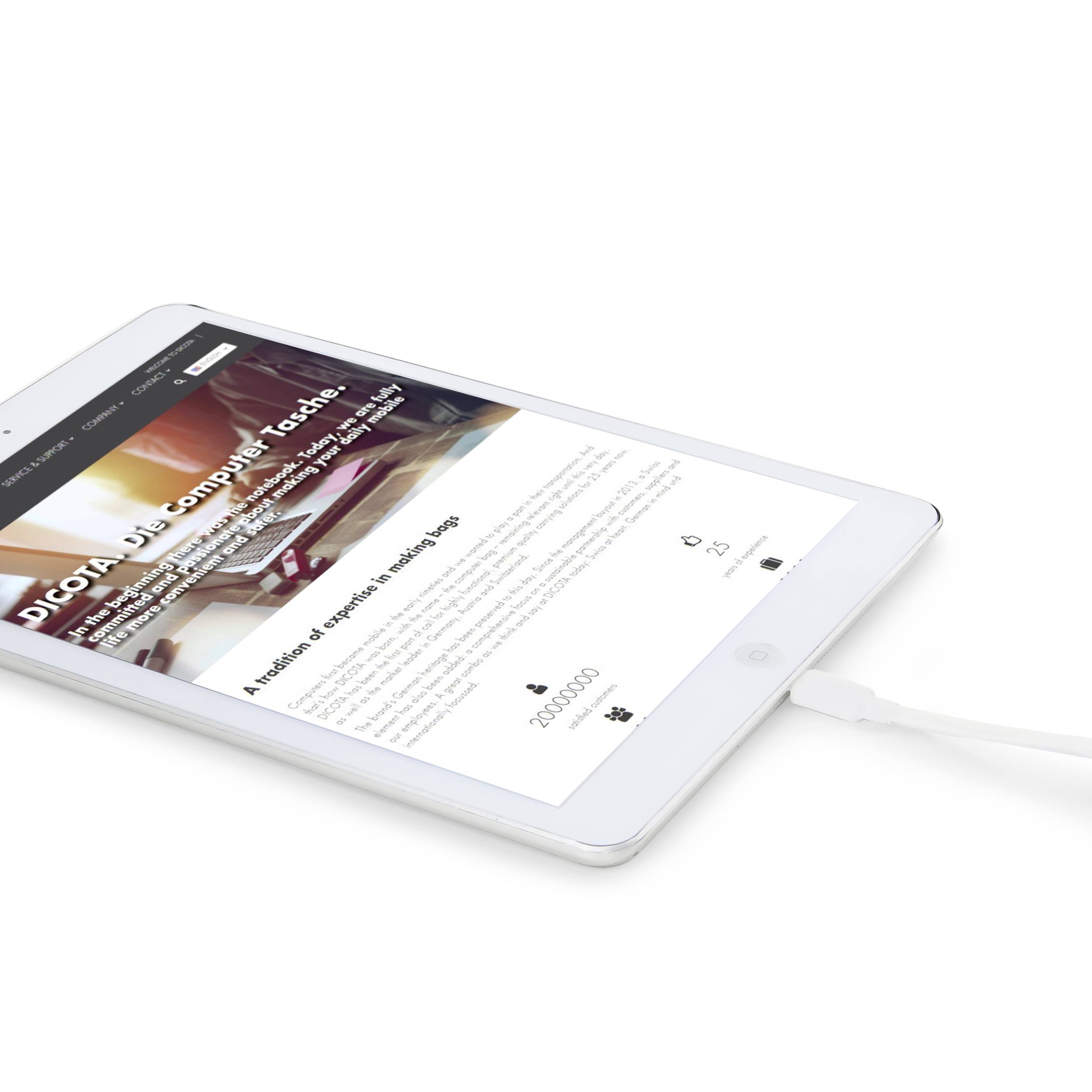 Dicota Desktop USB Ladegerät 65W USB-C®, USB-C®, USB-A Weiß Innenbereich GaN