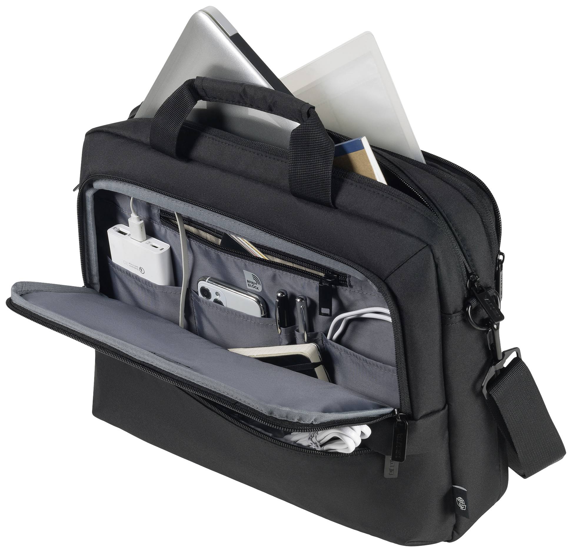 Dicota Notebook Tasche Eco Top Traveller Core Passend für maximal: 43,9 cm (17,3") Schwarz