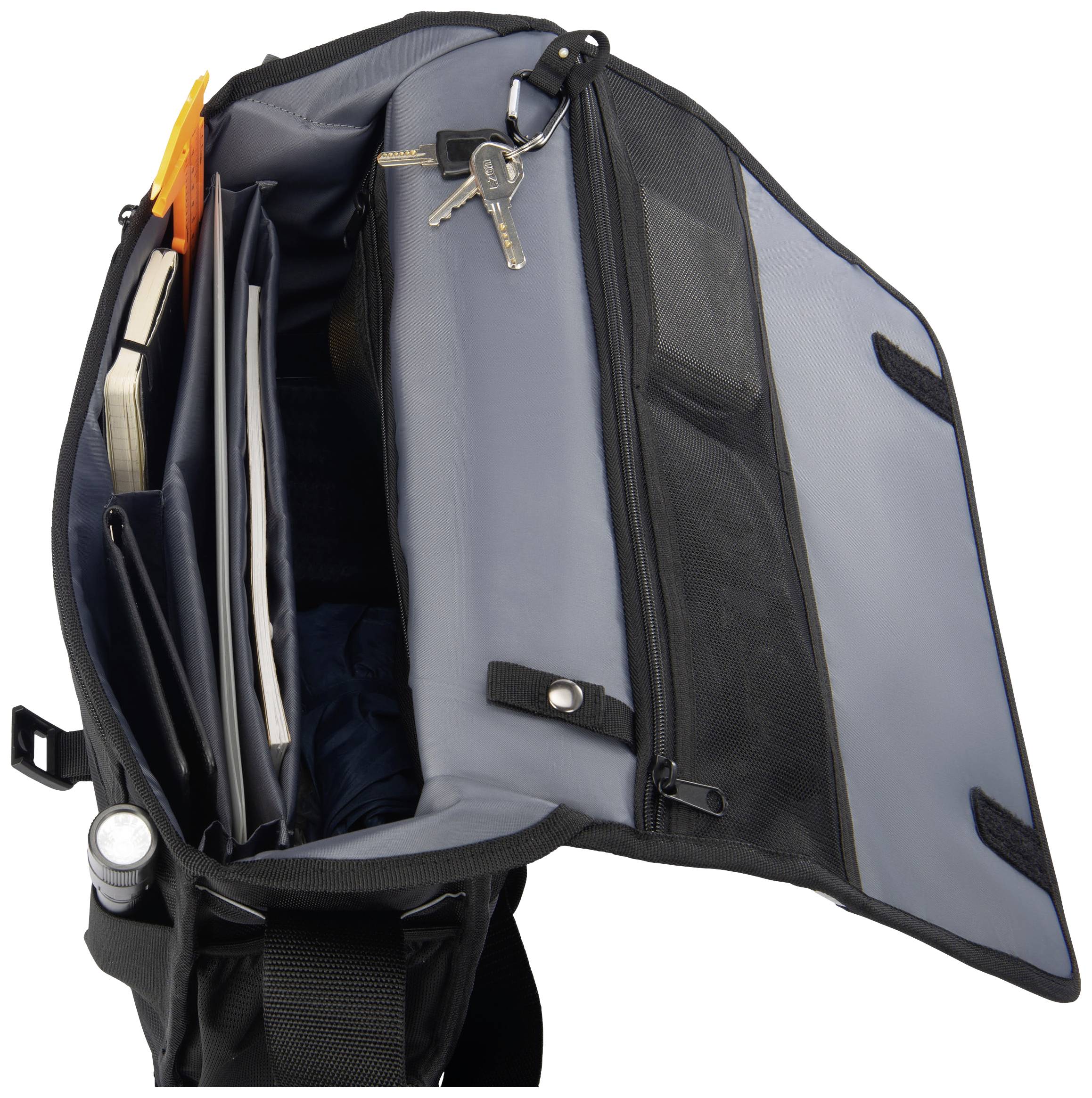 Dicota P20471-16, Unisex, Messenger Bag, Klappverschluss, Klettverschluss, Gesäßtasche, Fronttasche,