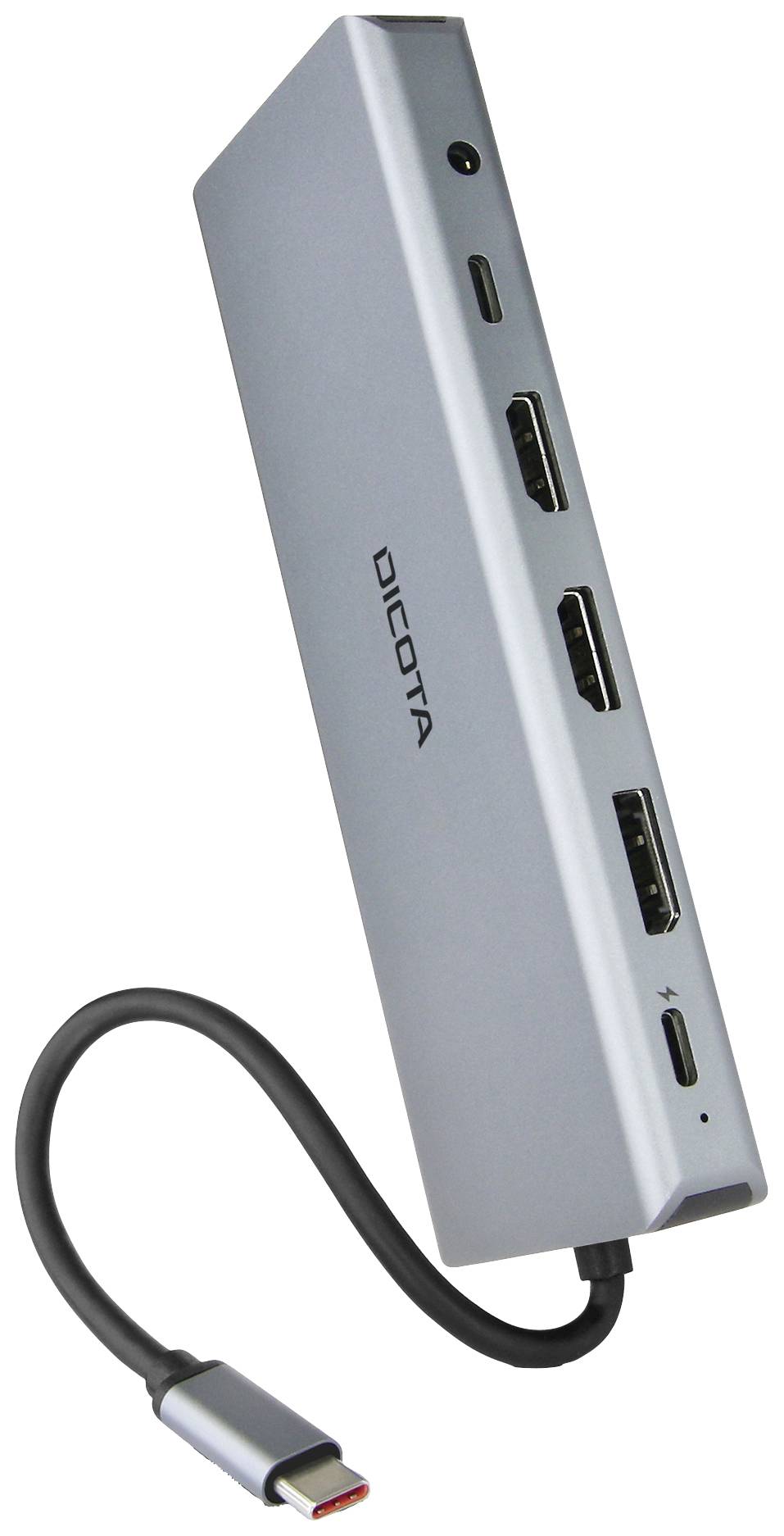 Dicota USB-C® Dockingstation D32065 Passend für Marke Dockingstations: Universal integrierter Kartenleser, USB-C® Power Delivery
