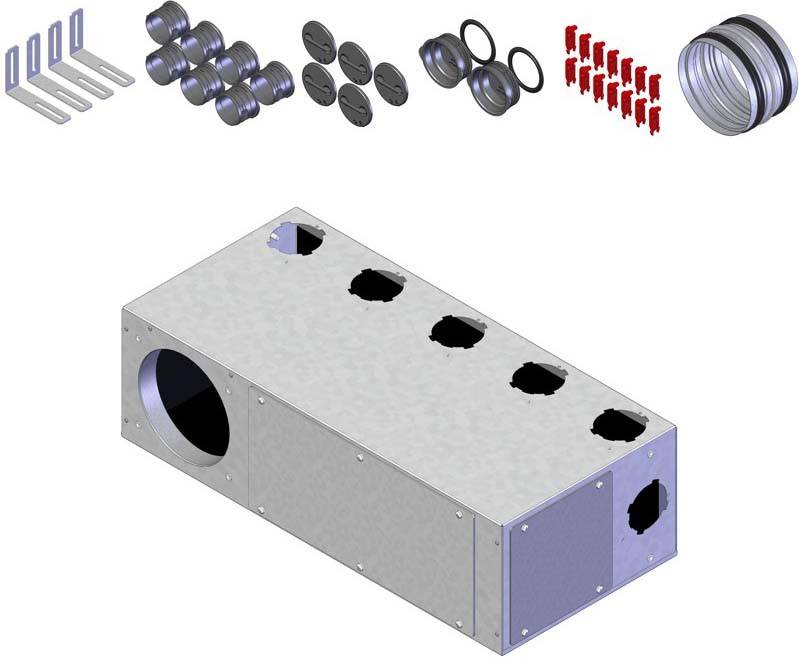 Helios Ventilatoren 3836 Verteiler