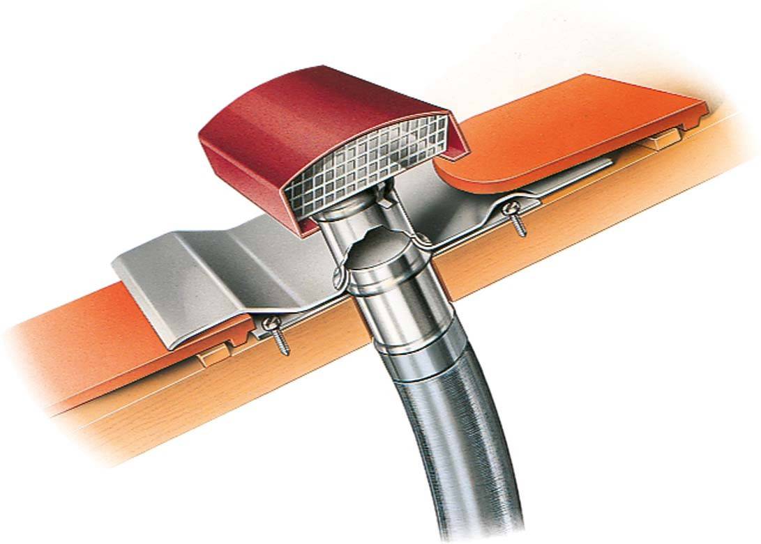 Helios Ventilatoren 1854 Dachdurchführung