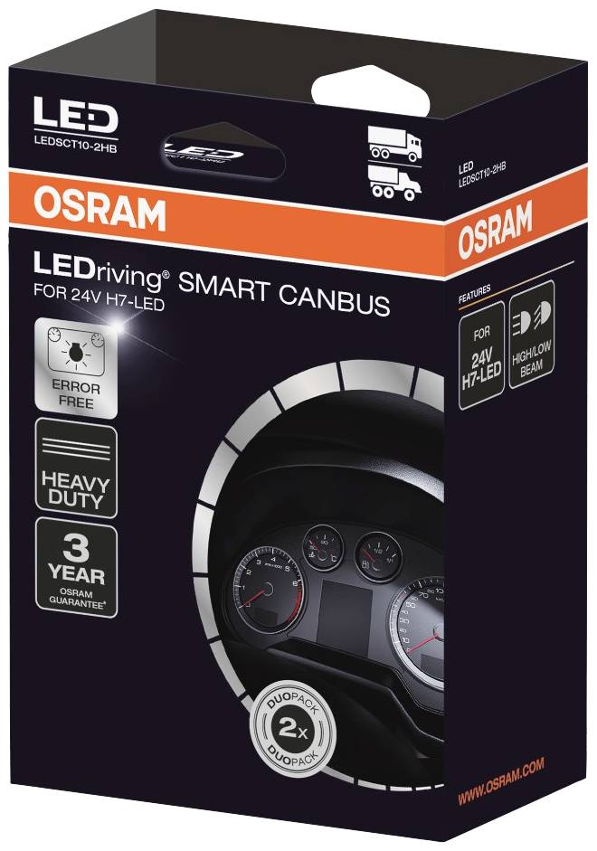Osram Automotive CanBus Lastwiderstand LEDSCT10-2HB Bauart (Kfz-Leuchtmittel) Canbus Lastwiderstand