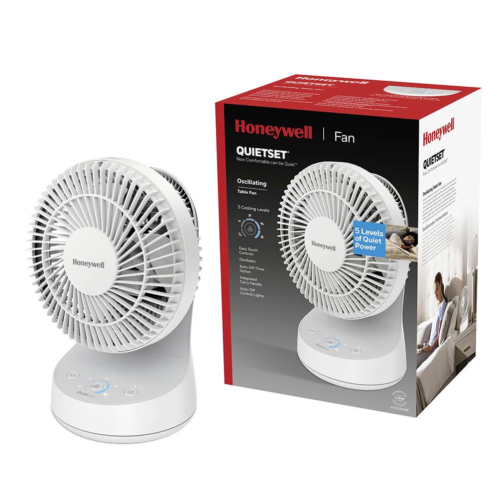 Honeywell HTF337WE4 Tischventilator 34W Timer