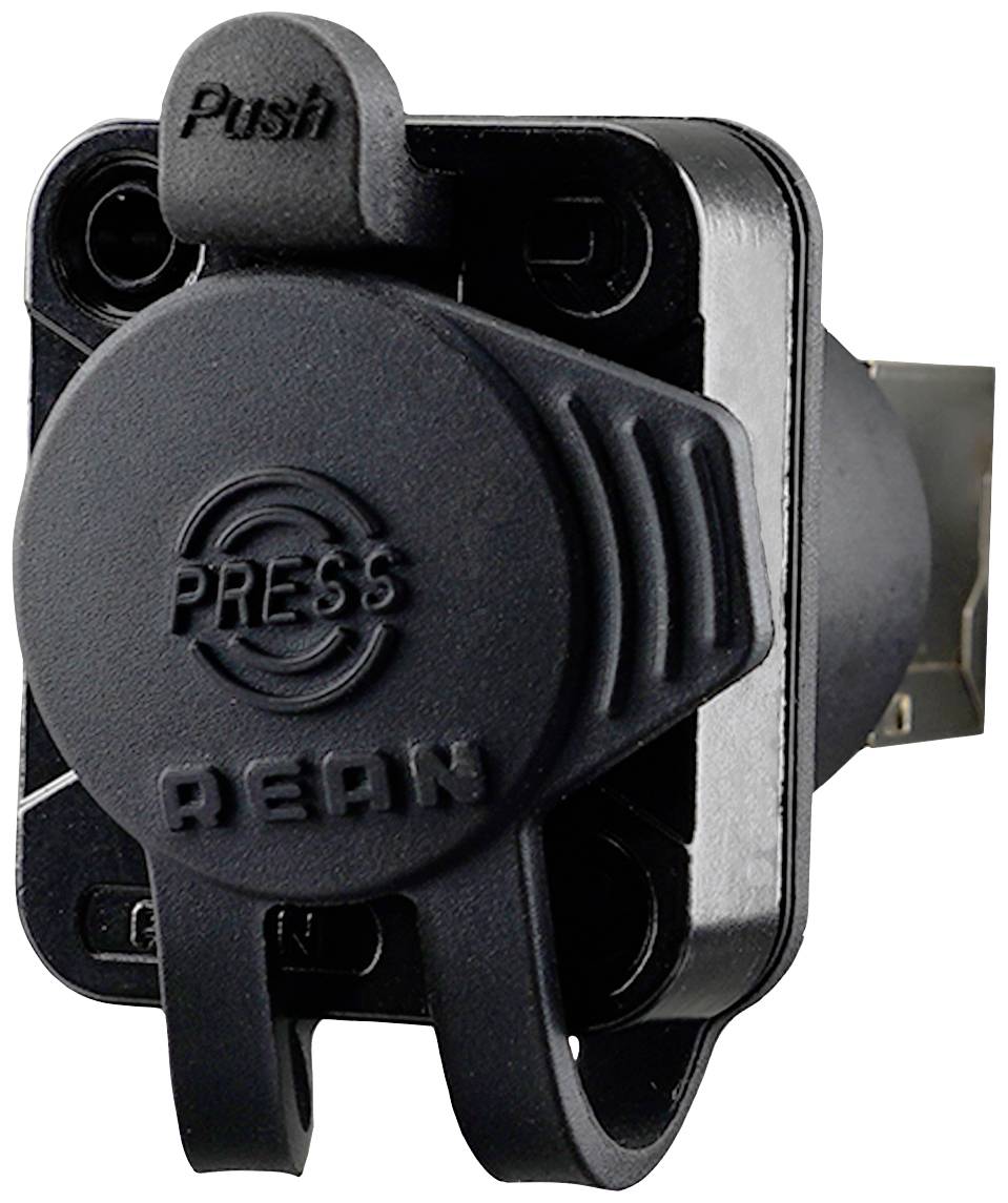 Rean AV RJ45 Feedthrough, 90° UP, IP65 Airtight, BULK RRE8F-Z-011-0 Buchse, Einbau Schwarz 100 St.