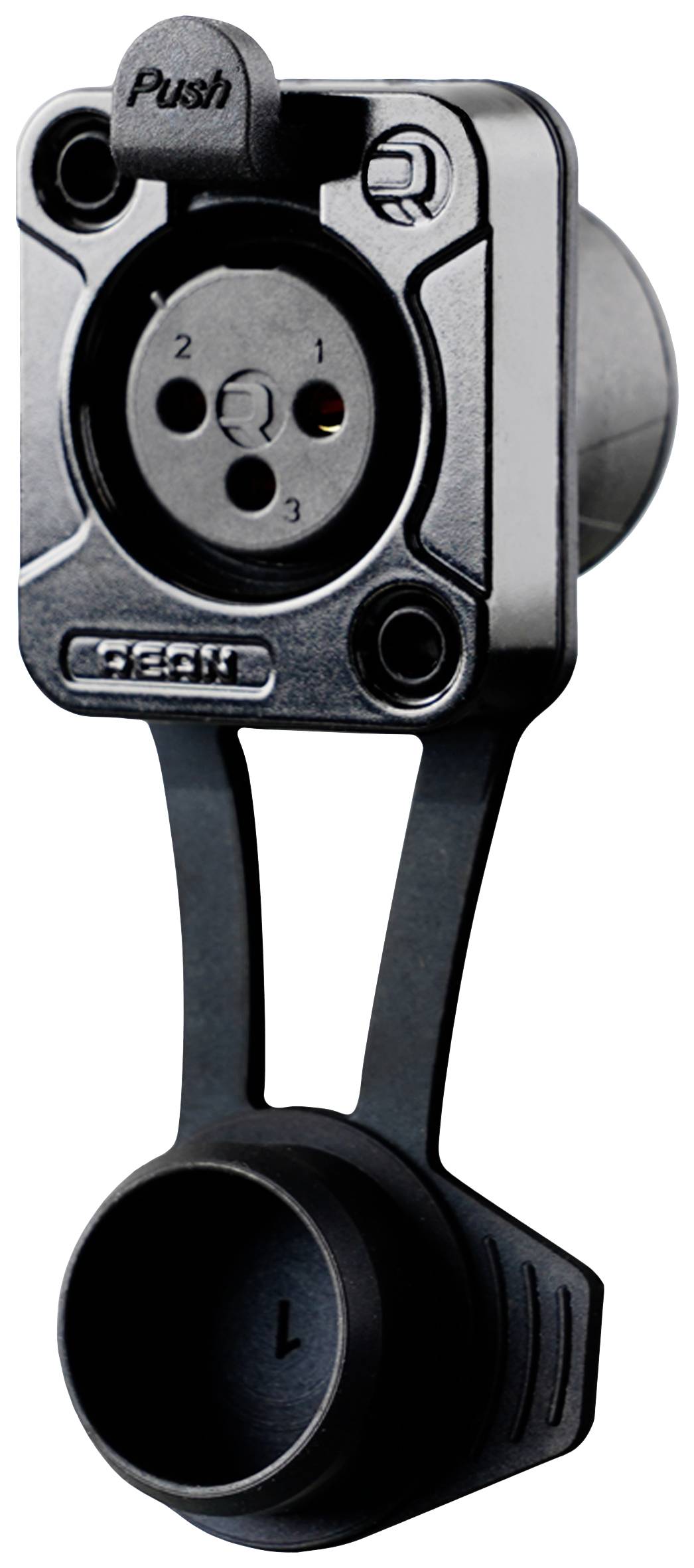 Rean AV RRX3F-Z-012-0 XLR-Steckverbinder Buchse, Einbau Polzahl: 3 Schwarz 100St.