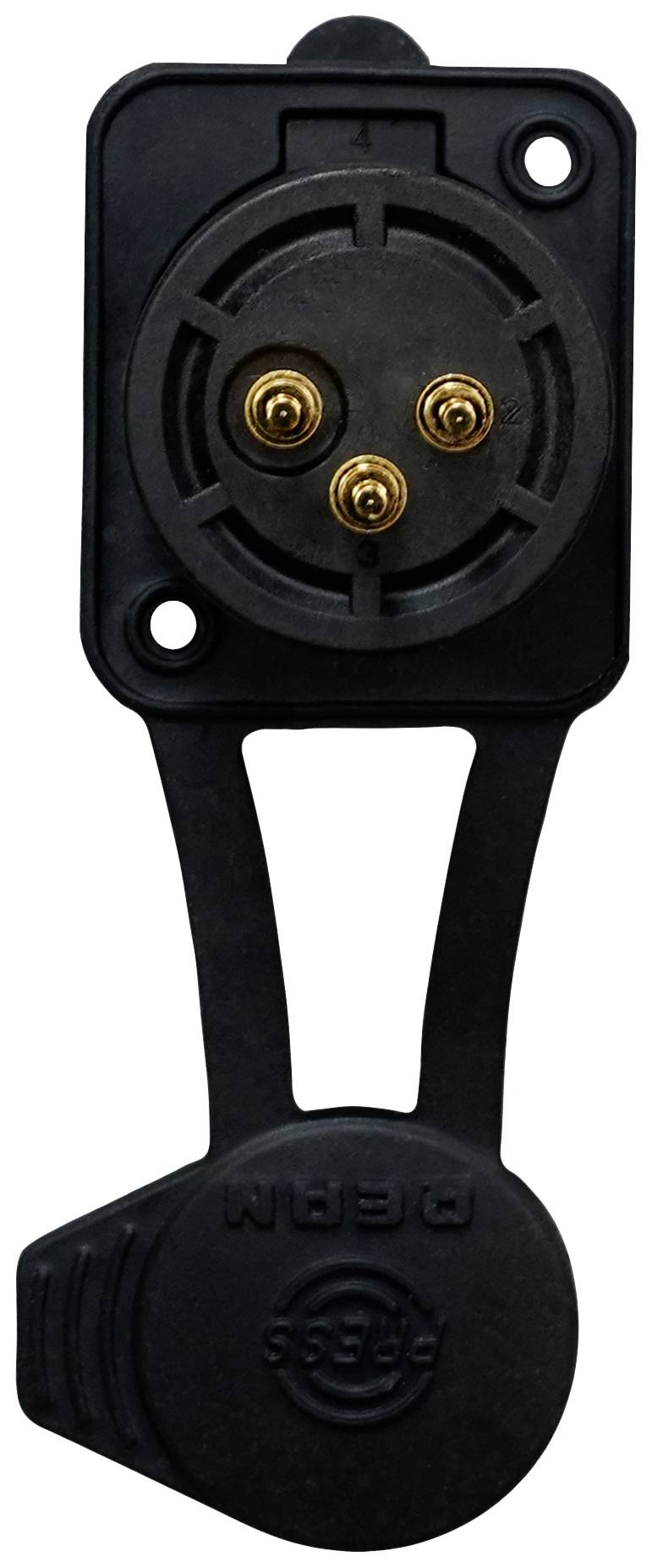 Rean AV RRX3F-Z-012-0 XLR-Steckverbinder Buchse, Einbau Polzahl: 3 Schwarz 100St.