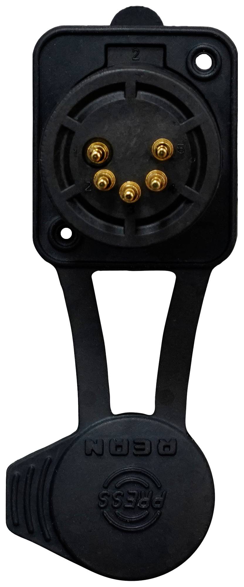 Rean AV RRX5F-Z-012-0 XLR-Steckverbinder Buchse, Einbau Polzahl: 5 Schwarz 100St.