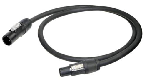 Neutrik 1027574 Strom Anschlusskabel Schwarz 15 m