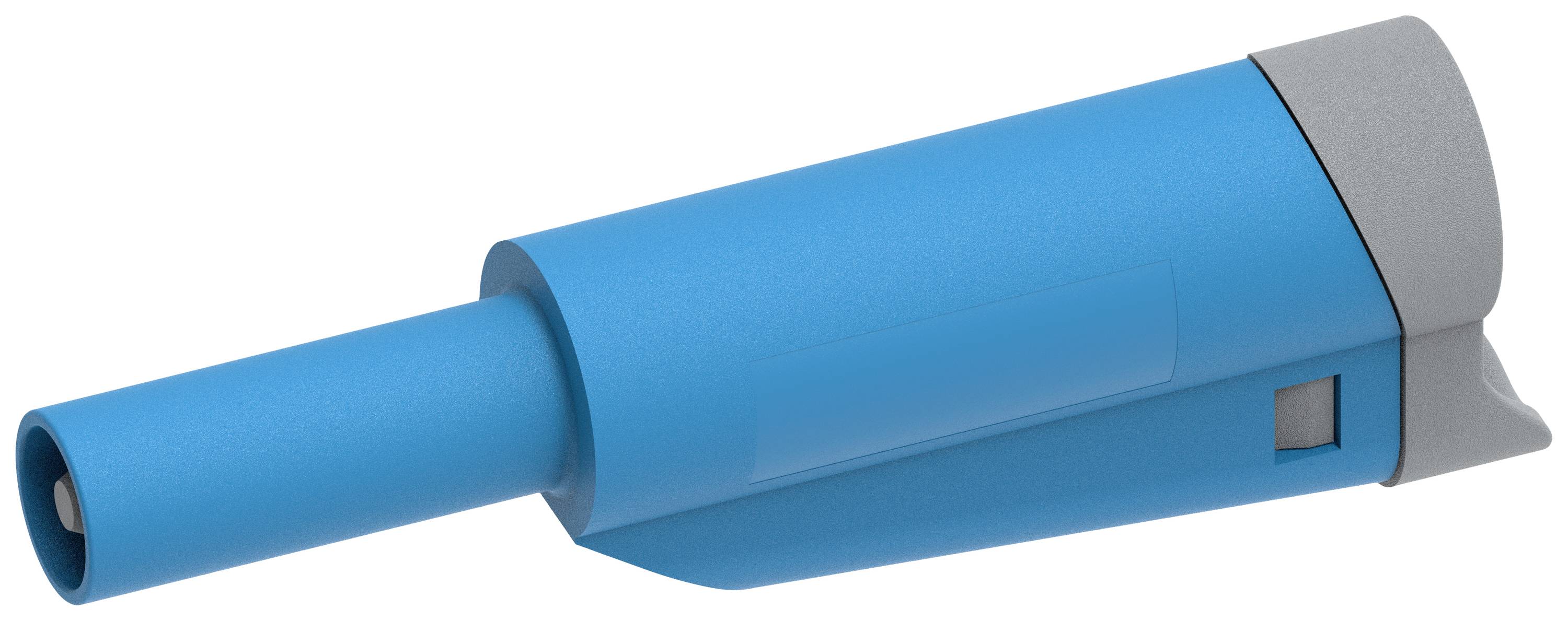 Electro PJP 1076-CD1-Bl Laborstecker Stecker, gerade Stift-Ø: 4mm Blau 1St.