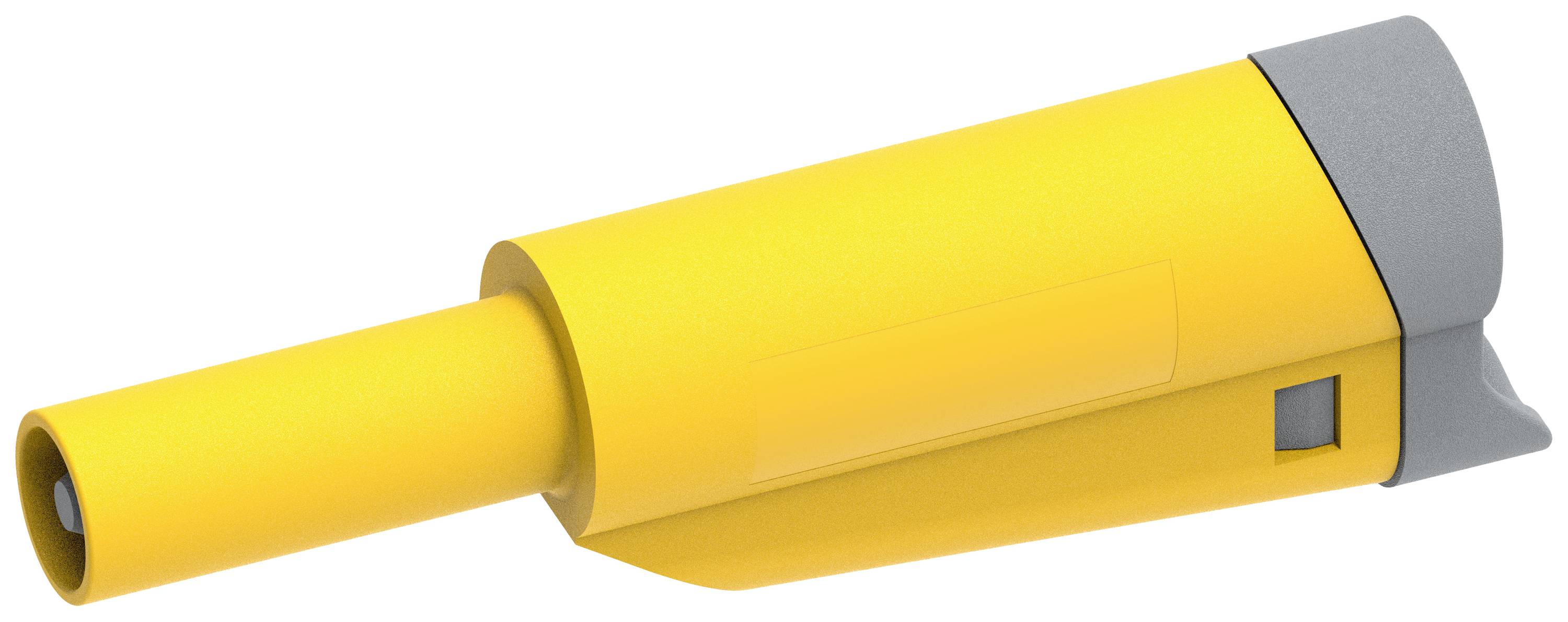 Electro PJP 1076-CD1-J Laborstecker Stecker, gerade Stift-Ø: 4mm Gelb 1St.