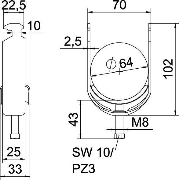 OBO Bettermann 1186162 Bügelschelle