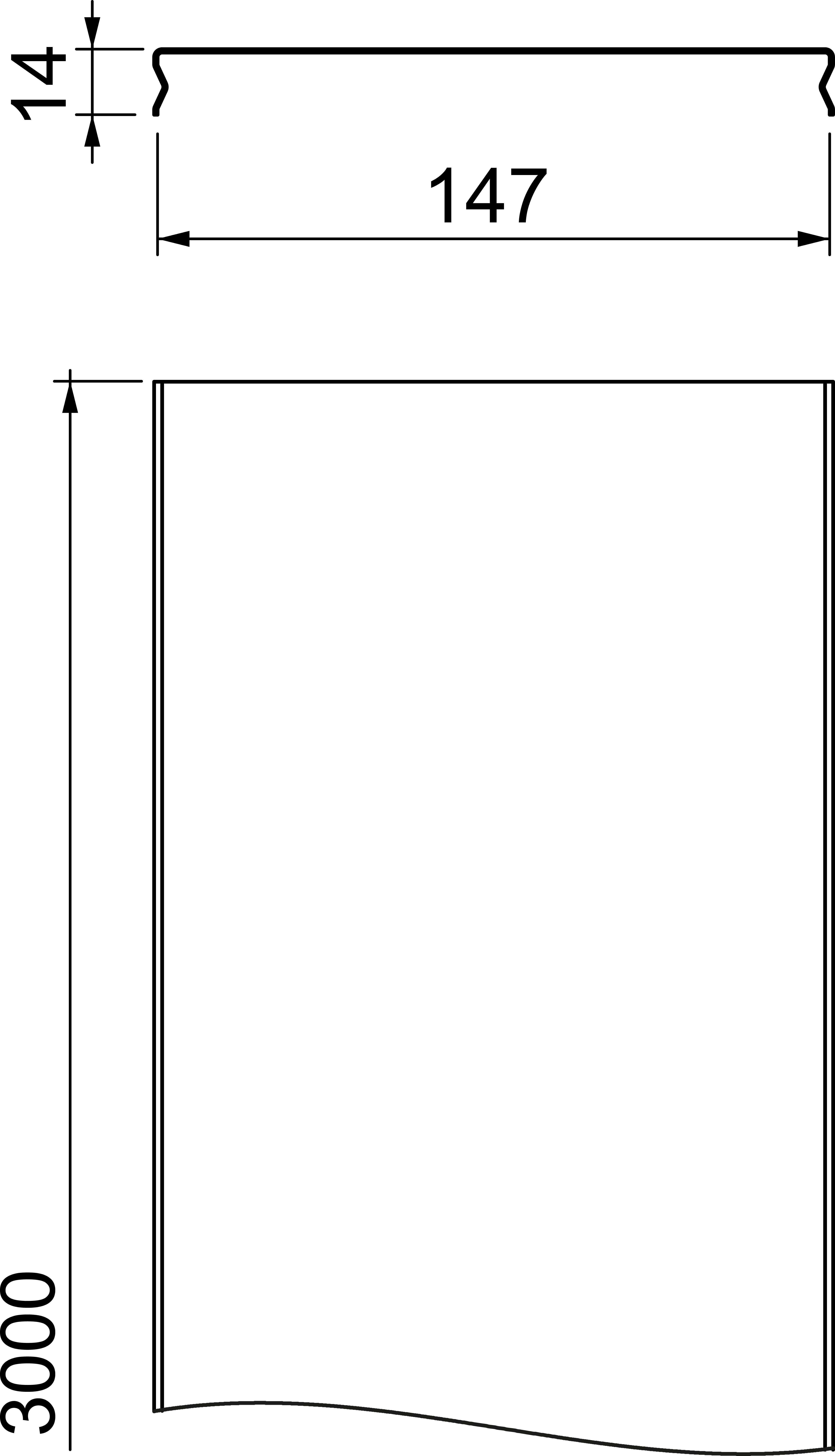 OBO Bettermann 6001864 Abdeckung 3m