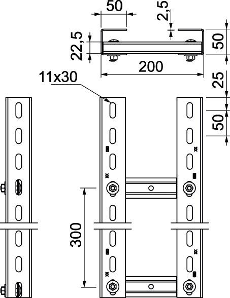 OBO Bettermann 6010004 Steigeleiter 3m