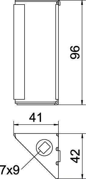OBO Bettermann 6049244 Deckelstütze 1St.