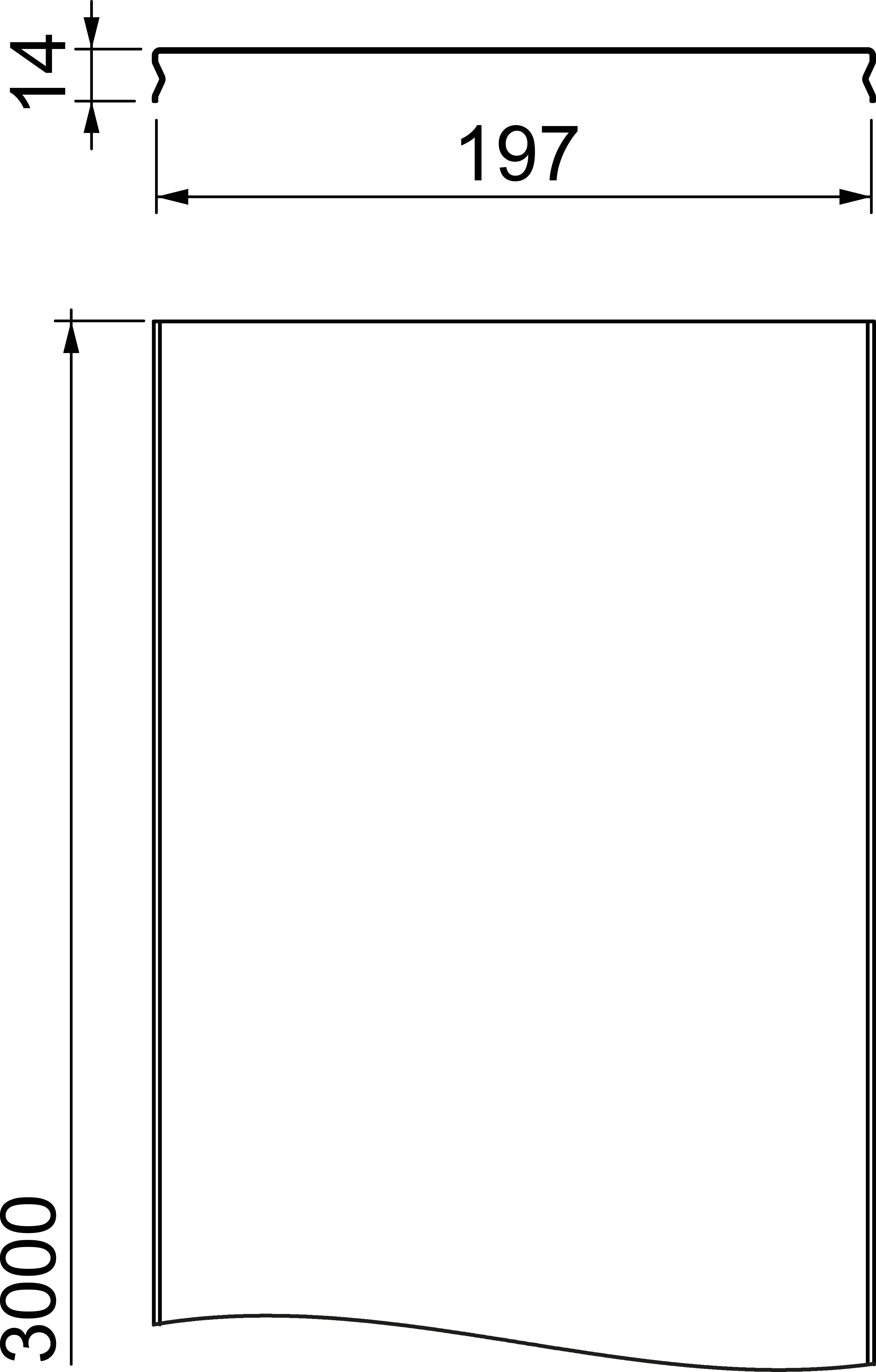 OBO Bettermann 6001846 Abdeckung 3m