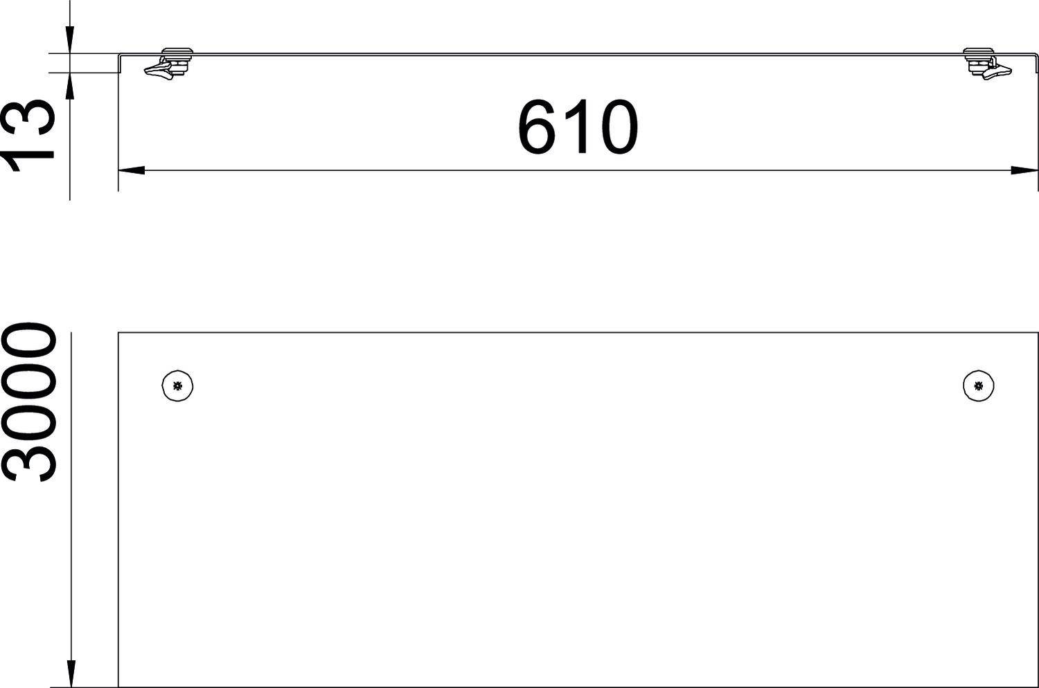 OBO Bettermann 6227369 Abdeckung 6m