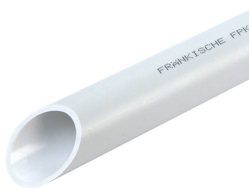 Fränkische Rohrwerke 22310050 Rohr 3m Grau 3m