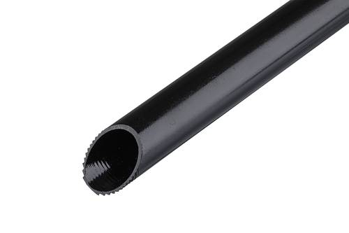 Fränkische Rohrwerke 20210025 Stahlrohr 3m Schwarz 3m