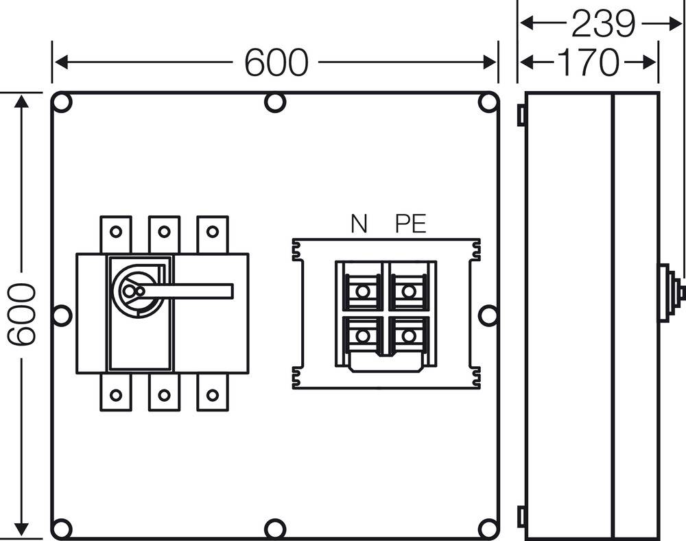 Hensel 2000799 2000799 Gerätekasten Inhalt 1St.