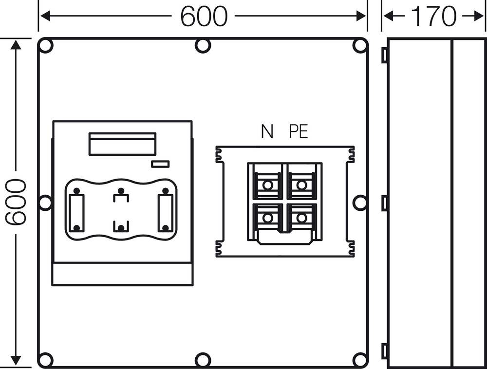 Hensel 2000727 2000727 Gerätekasten Inhalt 1St.