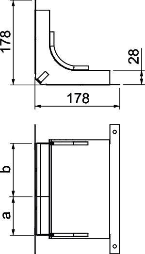 OBO Bettermann 7400621 Bogen (B x H) 190.00mm x 28.00mm 1St.
